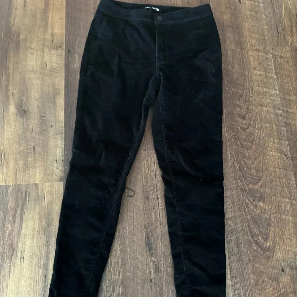 Almost Famous Corduroy Black Denim 7